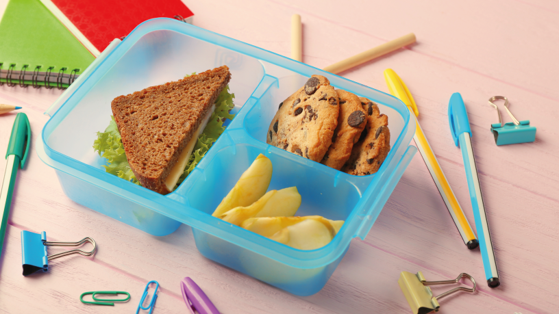 Lanche saudável para escol