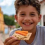 lanche para criança nas férias de julho