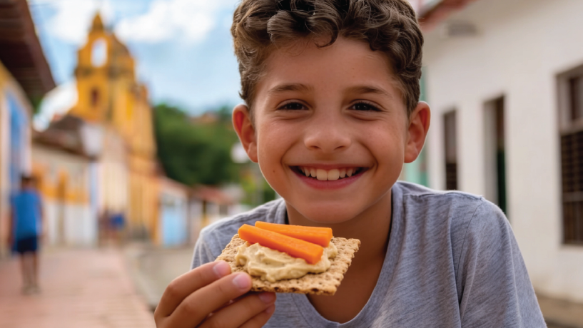 lanche para criança nas férias de julho
